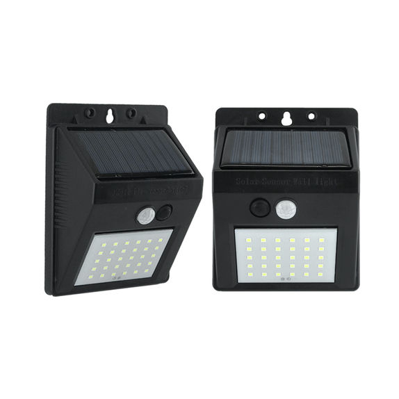 Aplica led perete cu panou solar si senzor 10W