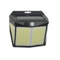 Aplica led perete cu panou solar si senzor 10W lumina rece