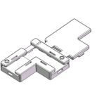  CONECTOR PRELUNGIRE "T" PT BANDA LED RGB IP20 12V/24V PCB 10MM PIN 7.2mm