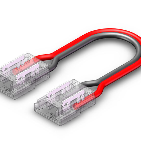 CONECTOR CABLU CONECTOR PT BANDA LED IP20 12V/24V PCB 10MM PIN 6.7mm 18CM