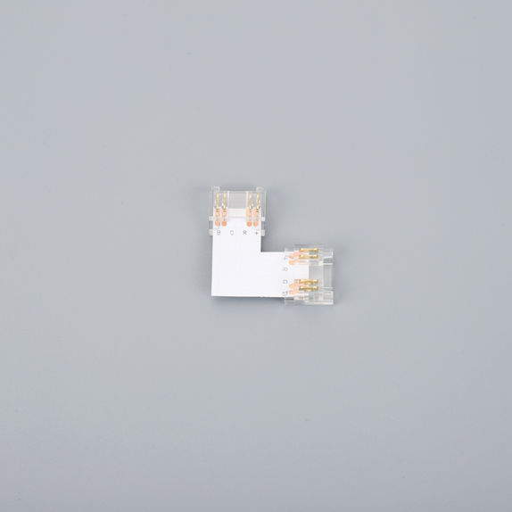 CONECTOR PRELUNGIRE "L" PT BANDA LED RGB IP20 12V/24V PCB 10MM PIN 7.2mm