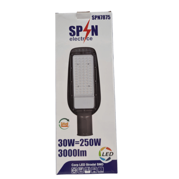Corp Stradal Led Smd 30W=250W, 3000Lm