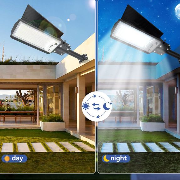 Lampa stradala solara , 100w , senzor crepuscular si proximitate