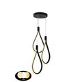Candelabru led 72W negru 3000K/4000K/6400K