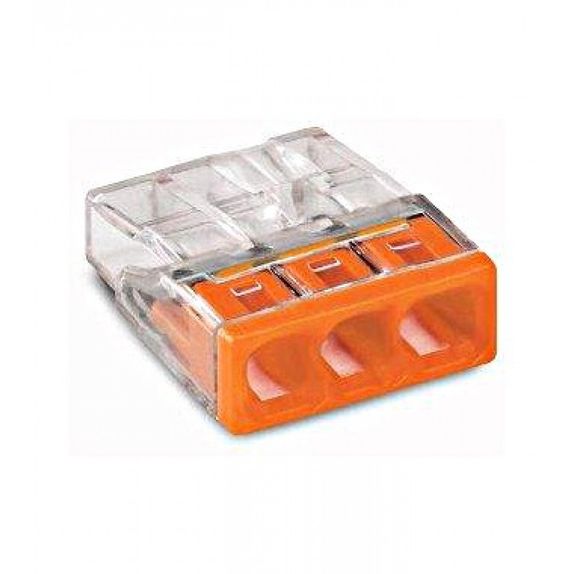 Conector derivatie wago 3poli cablu masiv