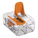 Conector derivatie wago slim 2poli 2X0.5-4mm