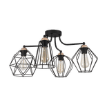 Lustra Polly 4Xe27 Black