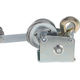 Troliu manual 2500 LBS (1150 Kg) cablu din otel 5 mm x 10m, frana activa cu clichet