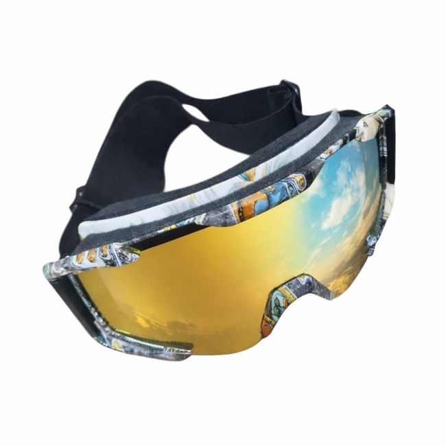 Ochelari ATV / Enduro / Motor Cross, Model Casinou, lentila aurie