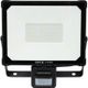 reflector led smd, 50w, 4750lm, cu senzor de miscare