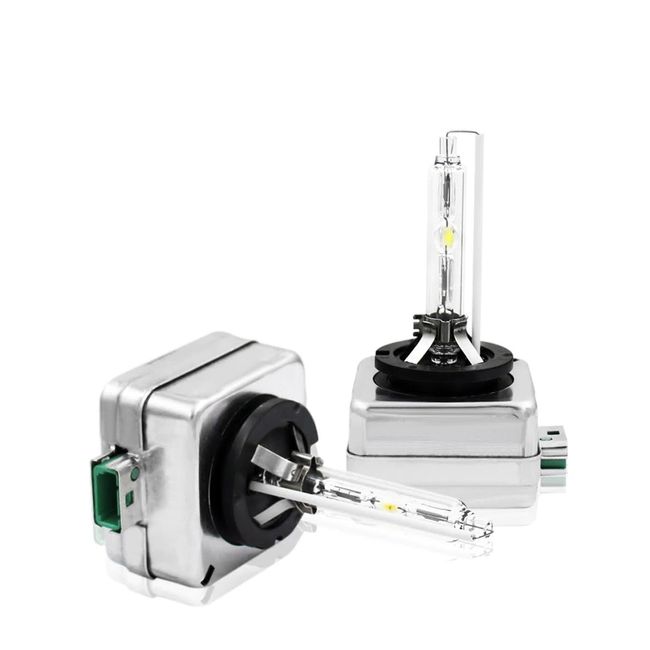 Set Becuri D1S Auto Xenon pentru far White Knight, 35W, 6000K