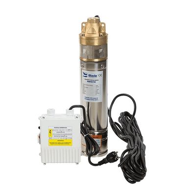 Pompa submersibila cu turbina, Blade, 4SKM-150 Pro, 1100 W, refulare 99 m, 2.6m³/h, panou de comanda, bobinaj cupru