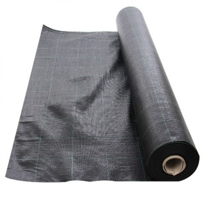 Folie Agrotextil, Ecologica, Antiburuieni, Filtru UV, Latime 0.6 Metri, Lungime 50 Metri, Grad de Umbrire 100 %, Patratele 25x25cm