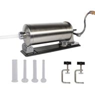 Masina de umplut carnati, 4 Kg, 4xPalnii Incluse, orizontal din inox, Vanessa KY-2006PA
