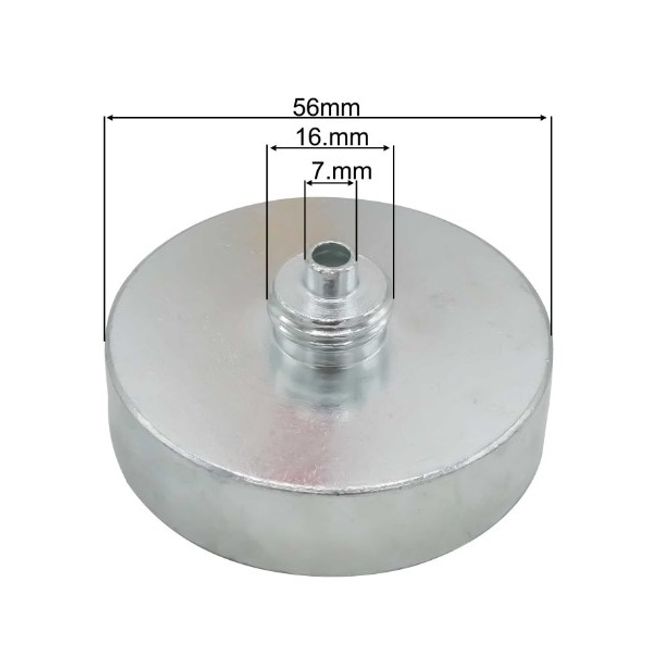 Reductie adaptor 16mm pentru incarcat butelie voiaj