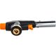 Cap arzator cu aprindere quartz, alimentare la butelie cu filet, negru, KLL-8816D
