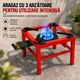 Pirostrie pe gaz, R03, arzator, 3 inele, fonta, propan-butan, 12.2kw
