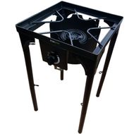 Pirostrie StarCook, reglabila pe inaltime, arzator de mare putere din fonta, picioare detasabile, zona mare de gatit