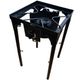 Pirostrie StarCook, reglabila pe inaltime, arzator de mare putere din fonta, picioare detasabile, zona mare de gatit