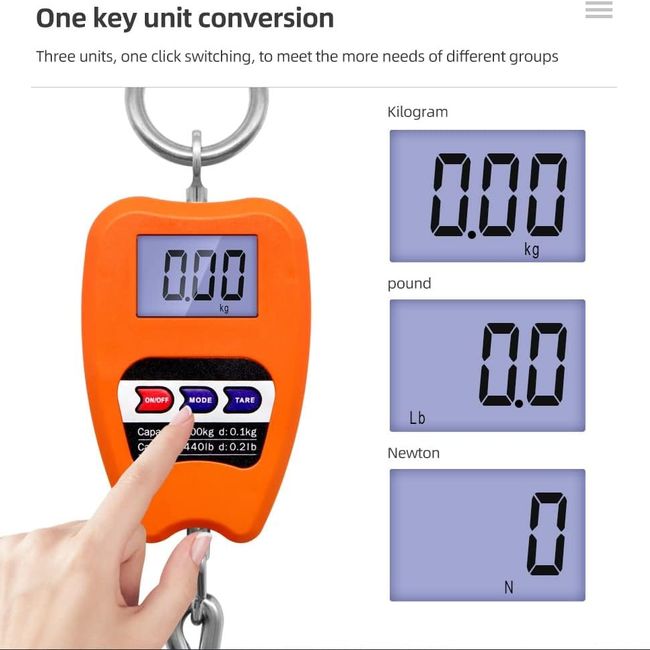 Cantar electronic portabil, 200 kg, digital