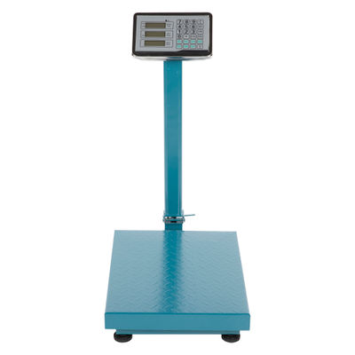 Cantar electronic comercial cu brat, 300 Kg, platforma 40x50cm din otel striat, brat rabatabil, cu acumulator si brat rabatabil