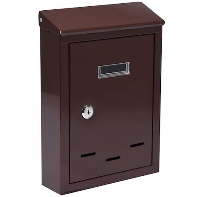 Cutie postala Vorel 78542, otel, 285x200x60mm, maro
