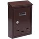 Cutie postala Vorel 78542, otel, 285x200x60mm, maro