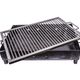 Gratar Romanesc de gradina fix si mobil 60x40 cm, fabricat manual, sita din inox