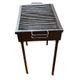Gratar Romanesc de gradina fix si mobil 50x35 cm, Fabricat Manual, Negru