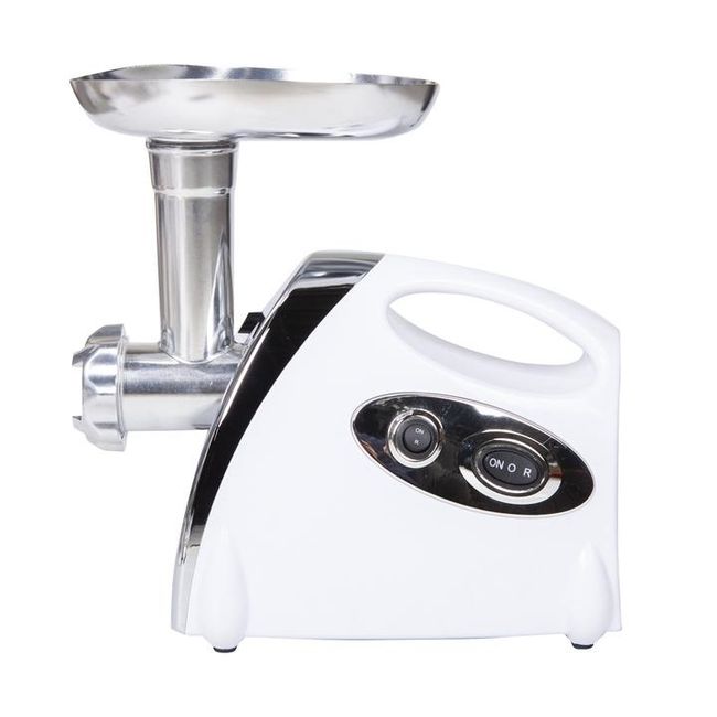 Masina de tocat carne, Ypan Alba 3000 W, accesorii rosii, carnati, chiftele, 3 site, functia revers, motor cupru