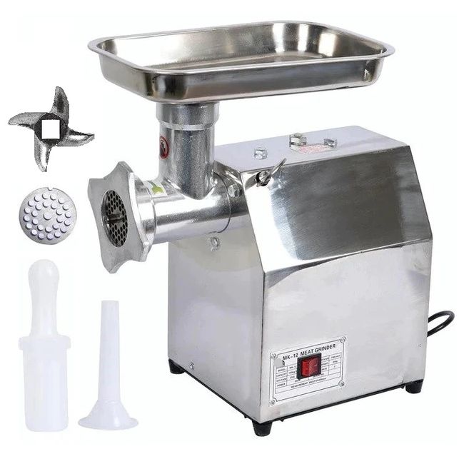 Masina tocat carne electrica profesionala, MK-12, 850 W, 170 kg/h, constructie Inox