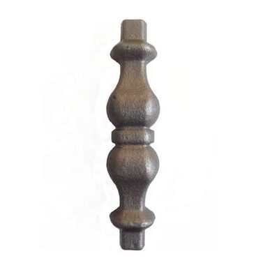 Element de mijloc pentru porti si garduri din fier forjat, baza 12mm, Inaltime 140 mm