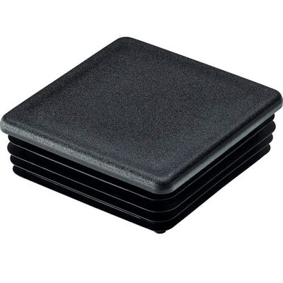 Capac plastic pentru teava patrata, negru, 20 x 20 mm