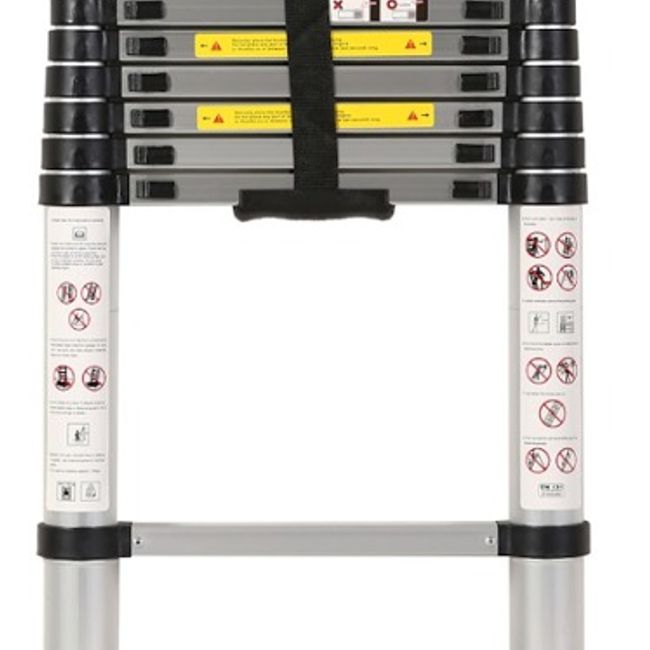 Scara telescopica din aluminiu, extensibila pana la, 2.9 m, 10 trepte, 150 kg