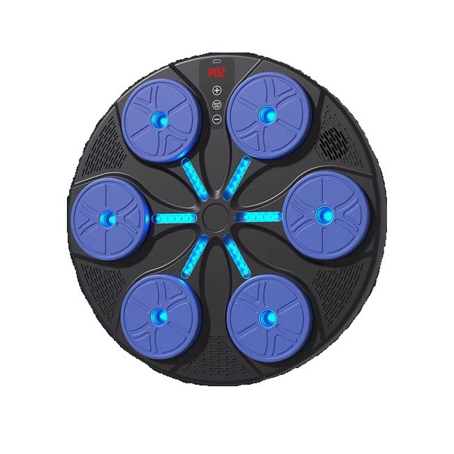 Tinta lovituri Box, Miromoto®, Difuzor incorporat, Conexiune Bluetooth, Display, Iluminare LED a zonei de lovire, Montabil pe perete, Pentru Copii si Adulti, Manusi Incluse