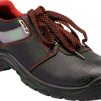 Pantofi de lucru din piele cu bombeu metalic Yato Piura S3