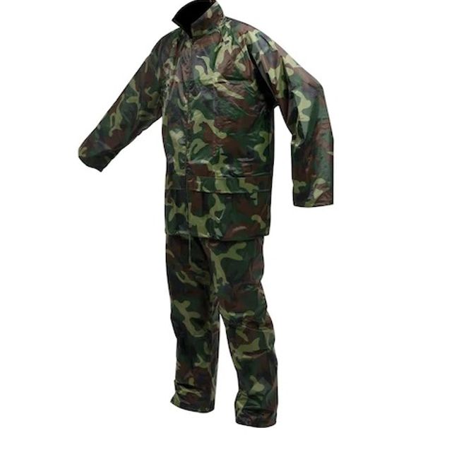 Costum Impermeabil pentru Ploaie, Vorel 74646, Marimea L, Camuflaj