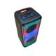 Boxa Portabila, putere 60w, lumina RGB, bluetooth V5.3, microfon wireless, telecomanda, aux, usb