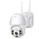 Camera de Supraveghere, Wi-Fi, 2MP, HD, WATERPROOF, Alarma, 8 LED-uri, Alb