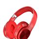 Casti wireless pliabile, Over the Ear, Bluetooth 5.0, Autonomie 11h, Handsfree, HiFi, Bass Stereo, LED, TF, Rosu