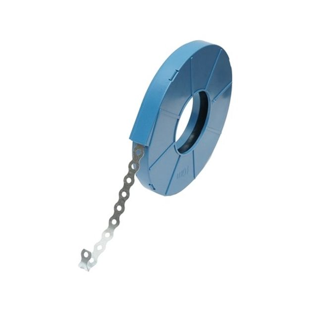 Banda perforata metalica 17x0.8mm, lungime 10m