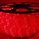 Rola Furtun Luminos Rosu, 100 Metri + Alimentator Priza Inclus