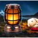 Lampa solara LED, tip felinar, luminozitate ajustabila, 2 moduri iluminare, cu agatatoare metalica, functie PowerBank