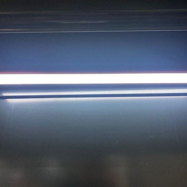 Lampa LED portabila, cu senzor de miscare, reincarcabila, magnet, putere 3.5w, lungime 43cm, rosu