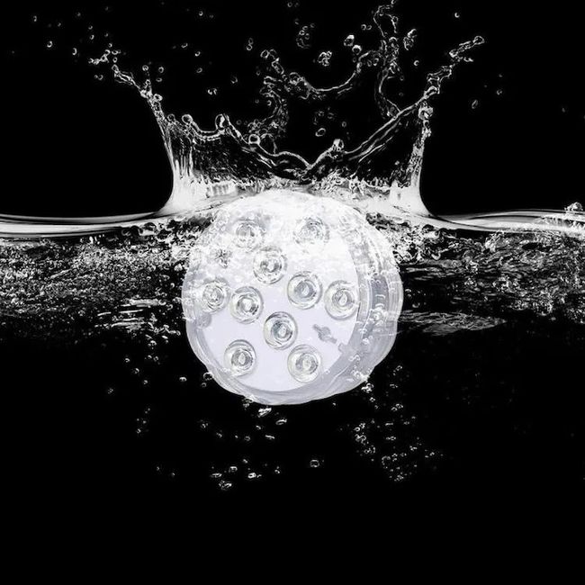 Lampa LED portabila cu telecomanda, alimentare baterii, Rgb