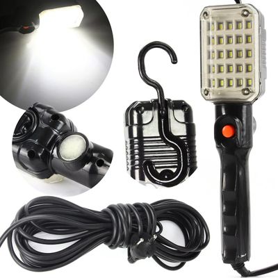 Lampa de lucru cu LED, carlig si magnet, lungime cablu 5m, 25 LED