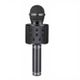 Microfon karaoke cu bluetooth si boxa incorporata, compatibil Android si IOS, acumulator integrat, negru