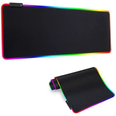 MousePad Gaming Soft, Led RGB iluminat, antiderapant, USB Plug & Play 900X400mm