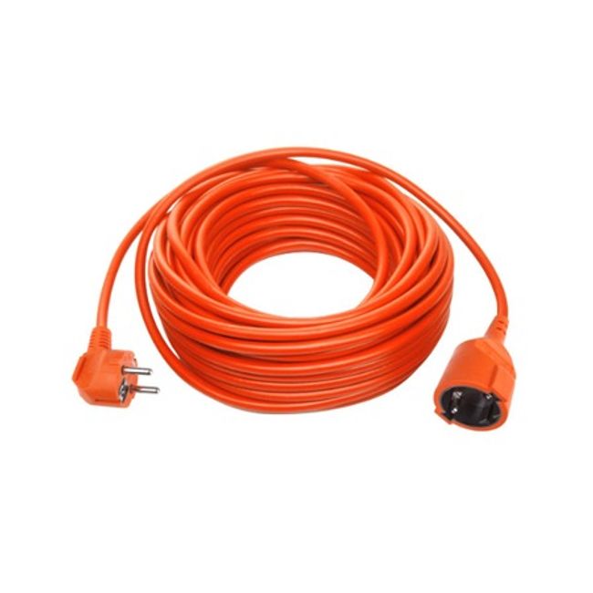 Prelungitor cu Fisa si Priza tip Schuko, 20 Metri, 3x1mm, Portocaliu, SPN2135