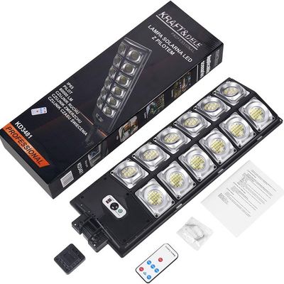 Lampa solara stradala cu panou solar si telecomanda, 170 W, Kraft&Dele KD3481, 80000 lm